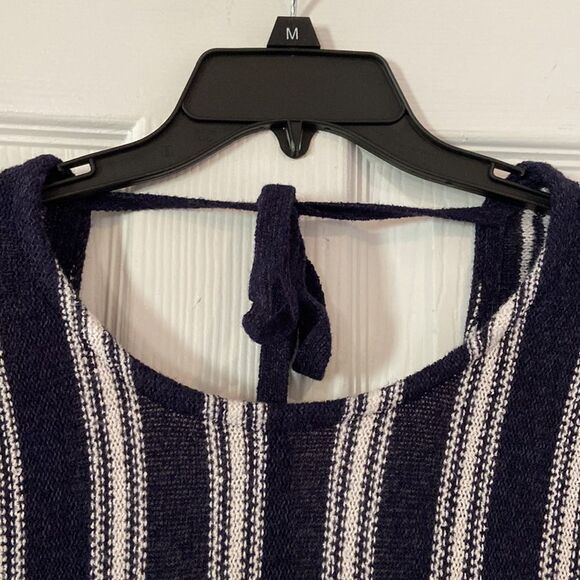 Express Love Wins striped sweater LS top bell sleeve size small - Picture 4 of 7